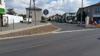 Jeleń Centrum - remont skrzyżowania